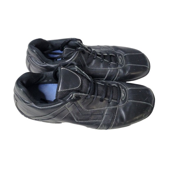 Steve Madden Other - Steve Madden Shoes Mens 12 Baller Black Leather Casual Comfort